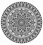 Image result for Black and White Vector Mandala