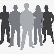 Image result for Silhouette People Group Clip Art