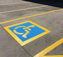 Image result for Handicap Parking Sign Colors