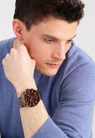 Image result for Fossil Brown Leather Watch