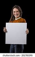 Image result for Fan Holding Blank Sign Free