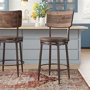 Image result for Modern Farmhouse Bar Stools with Backs