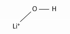 Image result for Lithium Hydroxide Formula