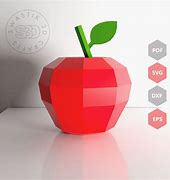 Image result for Apple Papercraft Printable
