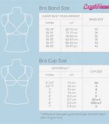 Image result for Us Bra Size Chart Side View