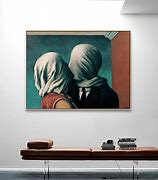 Image result for Rene Magritte the Lovers