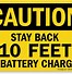 Image result for Battery Hazard Sign