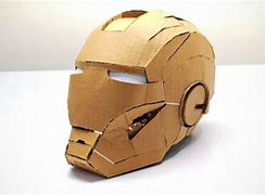 Image result for Iron Man Helmet Cardboard