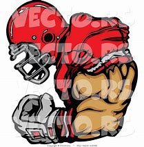 Image result for Muscular Football Player Clip Art