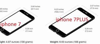 Image result for iPhone 7 Plus Measurements