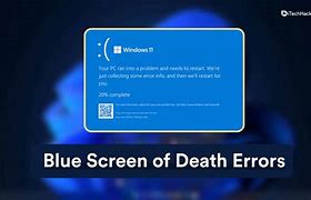 Image result for Blue Death Screen