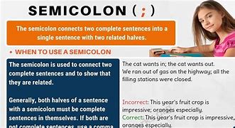 Image result for Big Semicolon