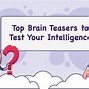 Image result for Difficult Brain Teasers