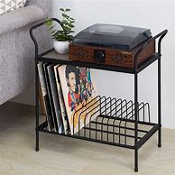 Image result for Record Player Stand with Storage