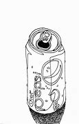 Image result for Pepsi Can Black and White