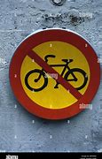 Image result for No Bicycle Parking Sign