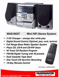 Image result for Magnavox Mini Stereo Manual
