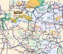 Image result for Road and City Map of Arizona