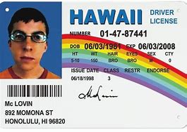 Image result for H Hawaii ID Meme