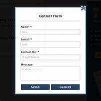 Image result for Pop Up Email Contact Form