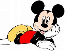 Image result for Mickey Mouse Laying Down Clear Background