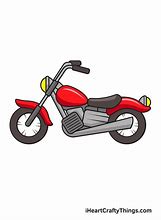 Image result for Cartoon Motorbike Drawing