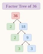 Image result for 36 Factor Tree