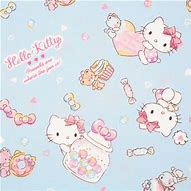 Image result for Hello Kitty Calm Blue Background