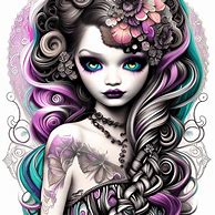 Image result for Dark Fairy Tattoos