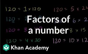 Image result for Factors Khan Academy