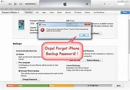 Image result for Reset iPod Password iTunes