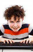 Image result for Kid On Computer Stock Image