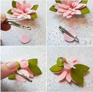 Image result for flowers hair clip