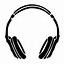 Image result for Radio DJ Headphones Outline