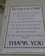 Image result for Funny Copier Signs