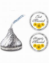 Image result for Sunflower Hershey Kiss Sticker Template