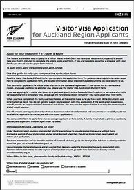 Image result for New Zealand Visa Application Form