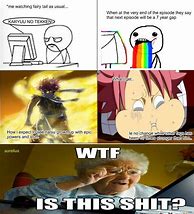 Image result for Funny Fairy Tail Anime Memes