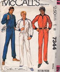 Image result for Mens Jumpsuit Pattern