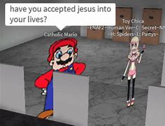 Image result for Catholic Mario Meme