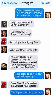 Image result for Superhero Text Messages