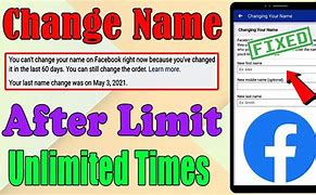 Image result for How to Change FB Name without 60 Days