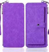 Image result for Leather Cell Phone Wallet Crossbody Organizer Bag