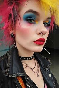 Image result for 80s Punk Women's Fashion