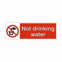 Image result for Do Not Drink Water Sign