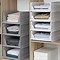 Image result for Plastic Storage Shelves with Drawers