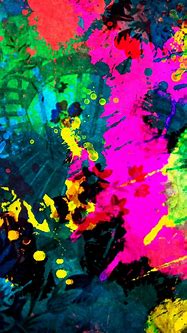 Image result for iPhone Colorful Paint Wallpaper