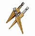 Image result for titanium step drills bits