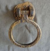 Image result for Wooden Towel Ring Holder