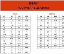 Image result for Sperry Shoe Size Chart